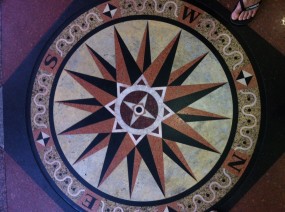 Star in the floor of Bangkok