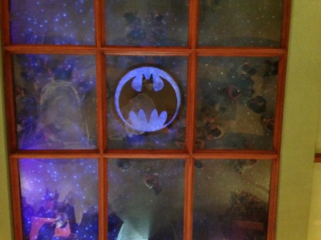 Stars around Batman