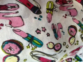 Tiny stars on a cotton dress