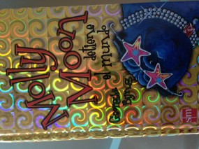 Molly Moon has a dog with star glasses