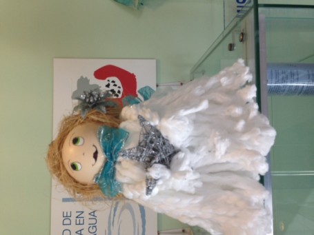 Star on my toy hands