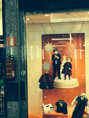 stars on a shop´s window