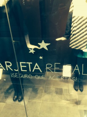 Star on a shop´s window