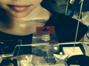 star on a shop´s window