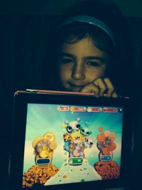 matilda´s quest. Stars on an IPad game