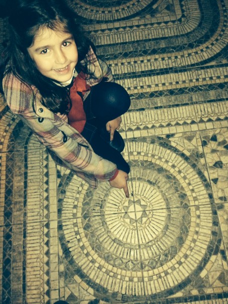 Matilda´s quest. Star on the stone floor