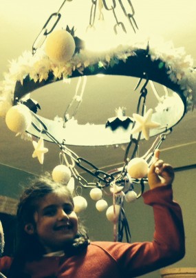 matilda´s quest. Stars on the lamp