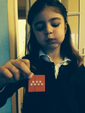 Matilda´s quest. Stars on a plastic pen drive