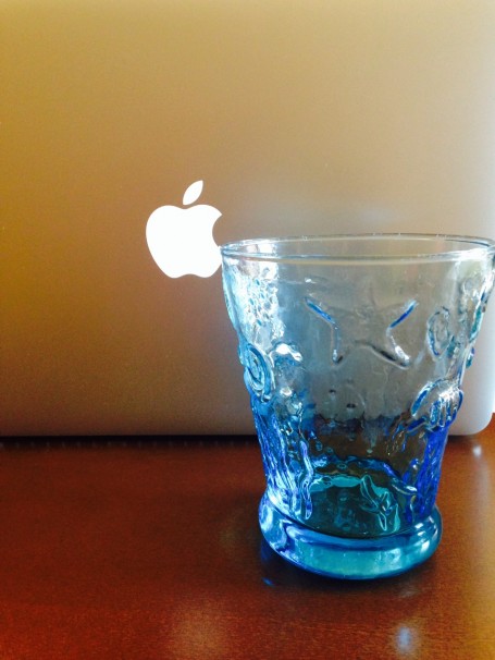 glass star before a Mac