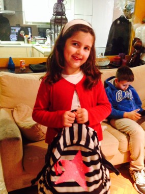 Matilda´s quest. Star on a backpack