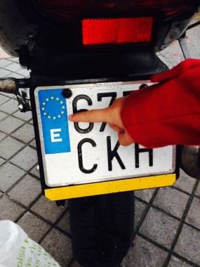 Matilda´s quest. Stars on a licence plate