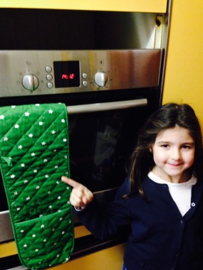 Matilda´s quest. Star on the oven cloth
