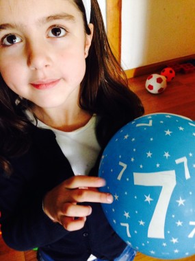 Matilda´s quest. Star on the birthday´s balloon