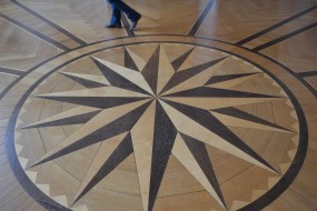 La estrella en el suelo